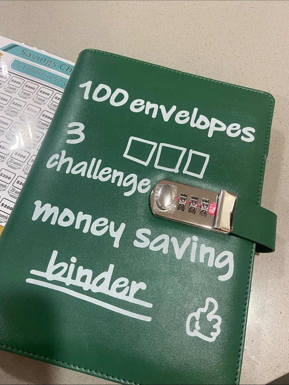 Money Saving Challenge Book